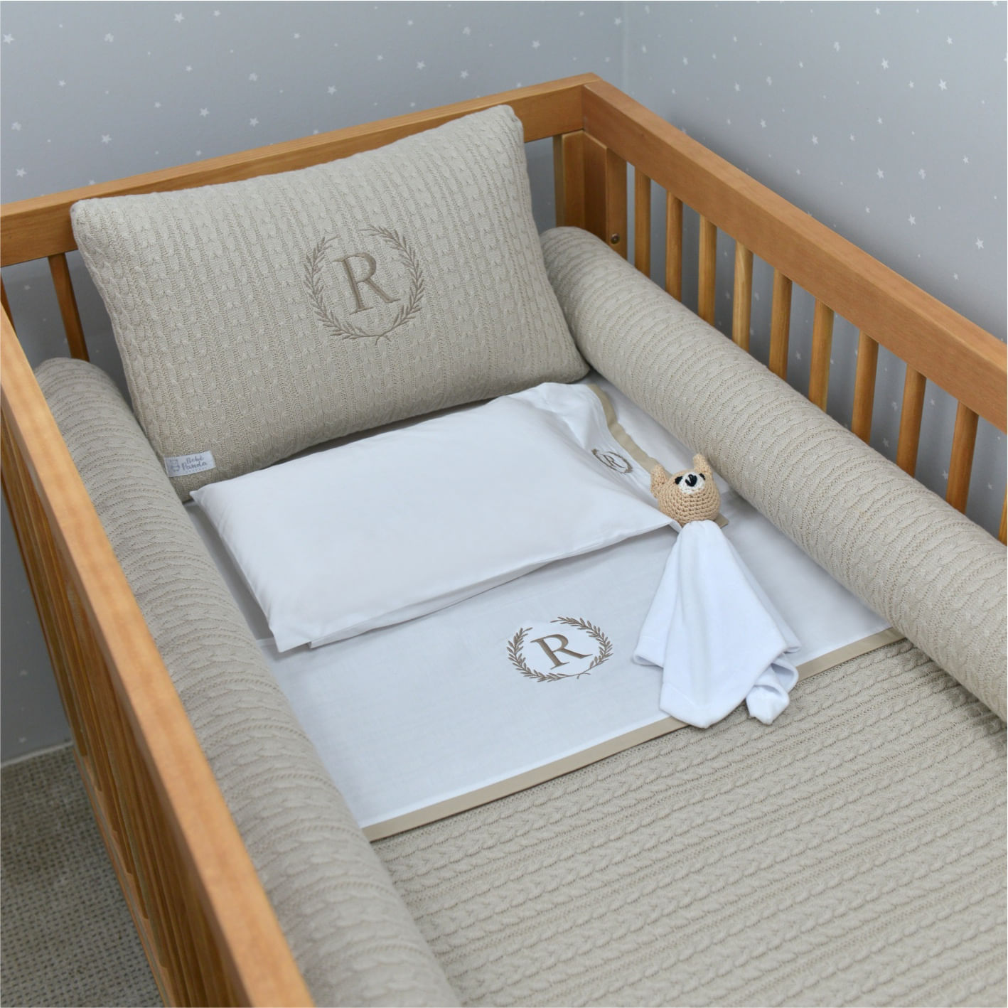 SALE - Colcha para Berço Tricot Premium
