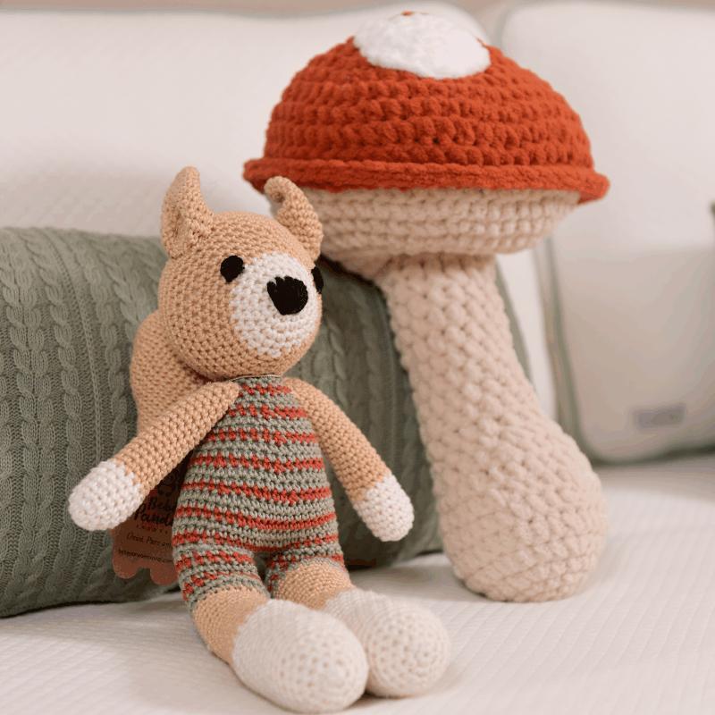 Esquilo Amigurumi Crochê