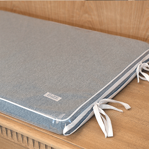 Trocador Matelasse Cinza/Branco