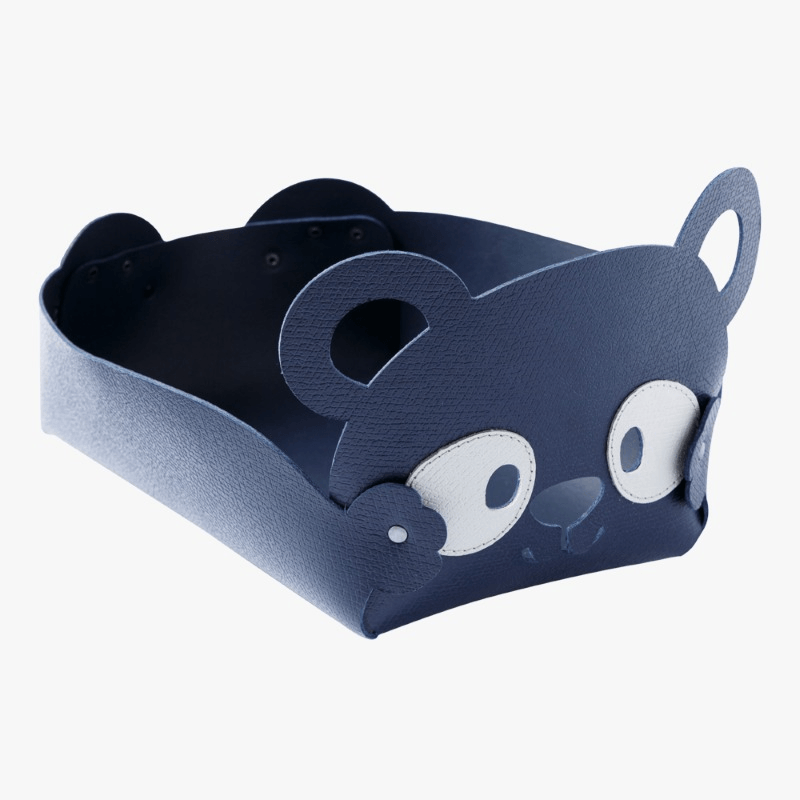 Cachepot Panda em Couro G