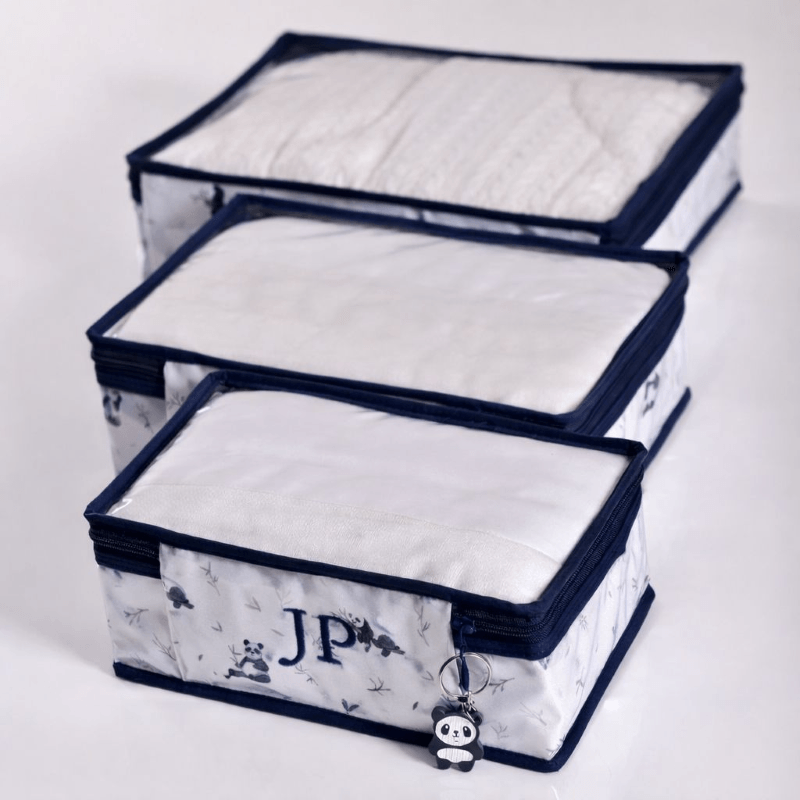 Kit Organizador PMG Pandas - 3 pçs