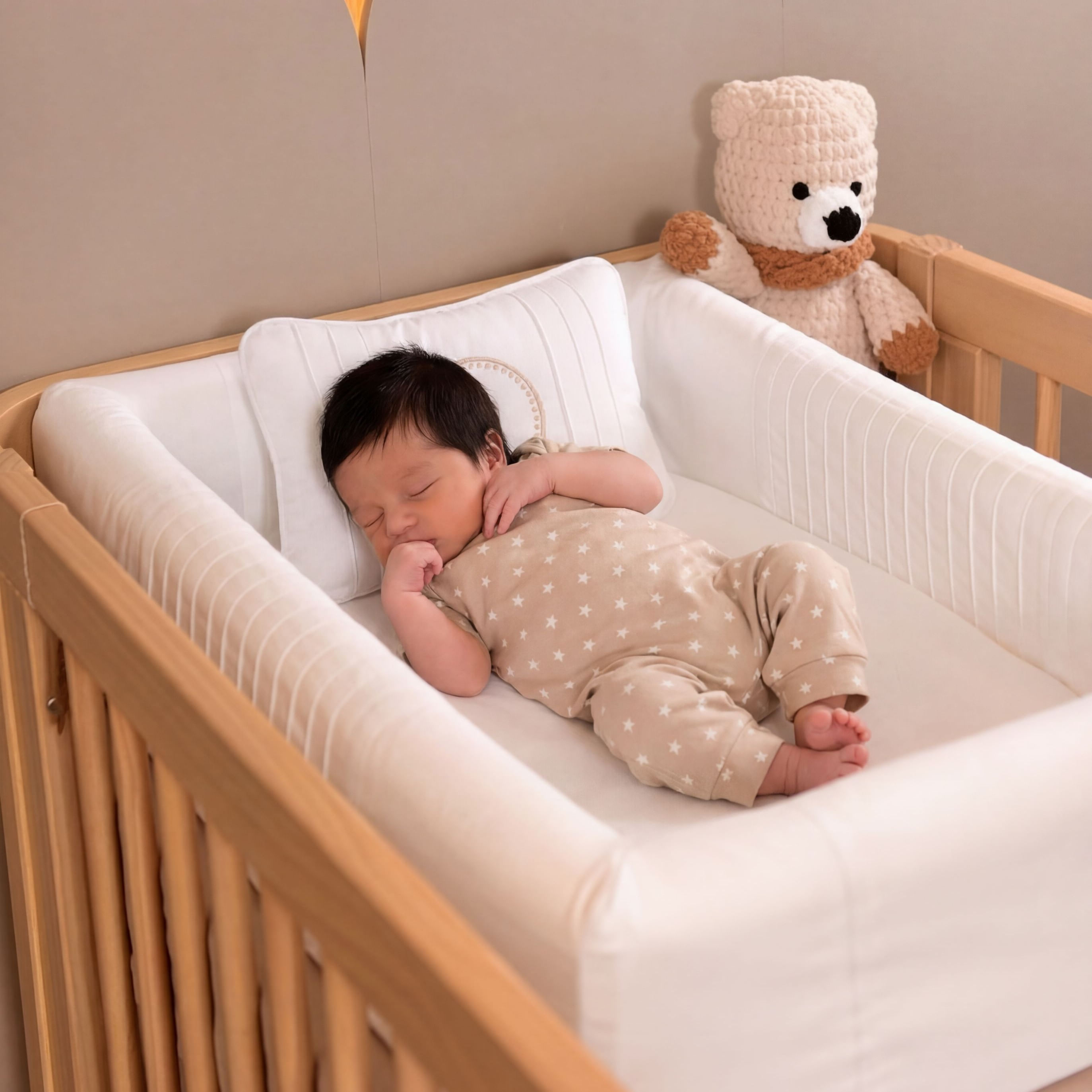 Ninho Redutor de Berço para Bebê 400 fios Silk Touch
