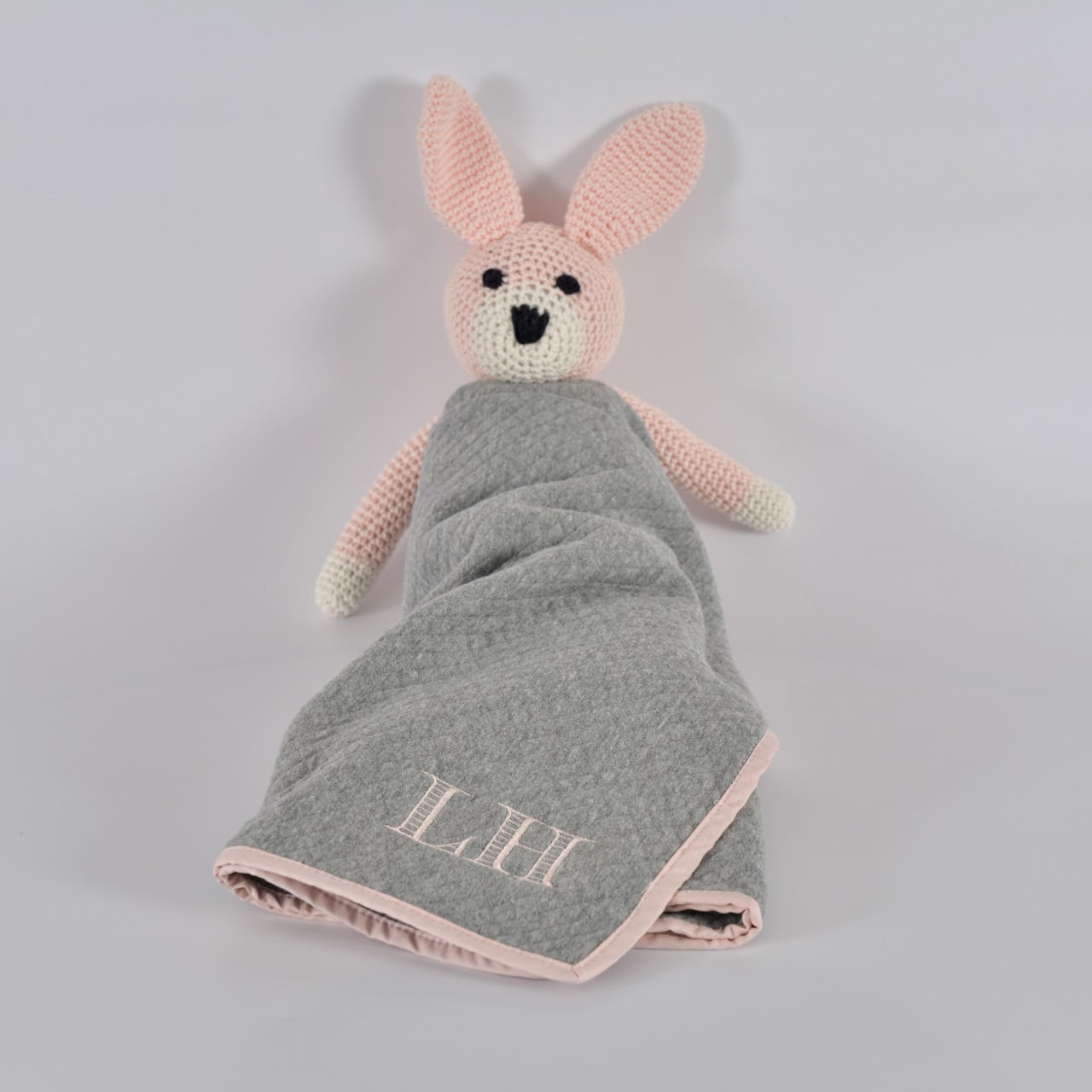 Cueiro Matelassê Soft Touch Cinza Personalizado
