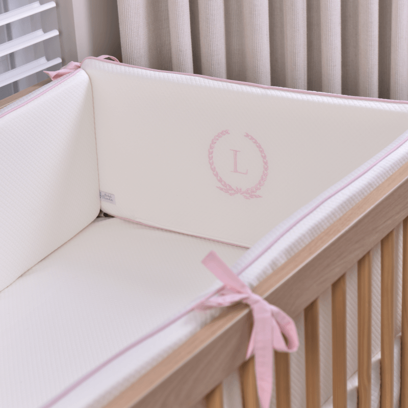 Kit Protetor de Berço Tradicional Matelasse Soft Touch Offwhite