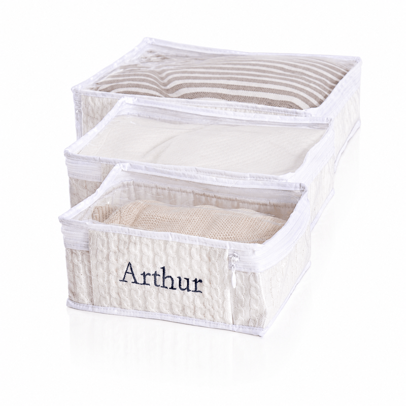 Kit Organizador PMG Tricot Elegance - 3pçs